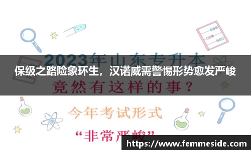 保级之路险象环生，汉诺威需警惕形势愈发严峻