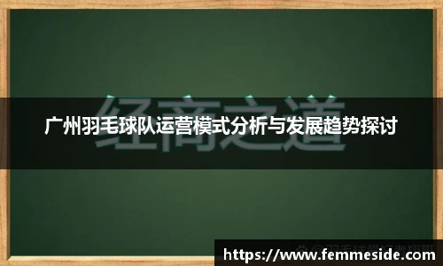 广州羽毛球队运营模式分析与发展趋势探讨